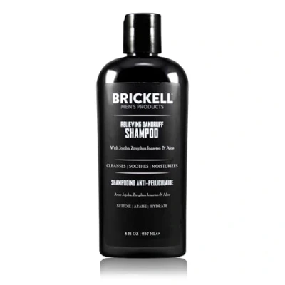 Abbildung von Brickell Herren Schuppen Shampoo für Männer, natürlich und biologisch, beruhigt beseitigt mit Ziziphus Joazeiro, Aloe Jojobaöl (237 ml)