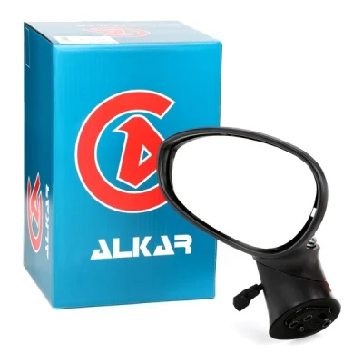 Abbildung von Außenspiegel Alkar 6101547 links elektrisch konvex für Linkslenker FIAT: Punto Evo Hatchback, Grande III Hatchback