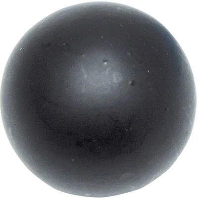 Abbildung von Gardinia Kugel, 2 x Endstück, Metall, schwarz matt, für Gardinentechnik Ø 16 mm