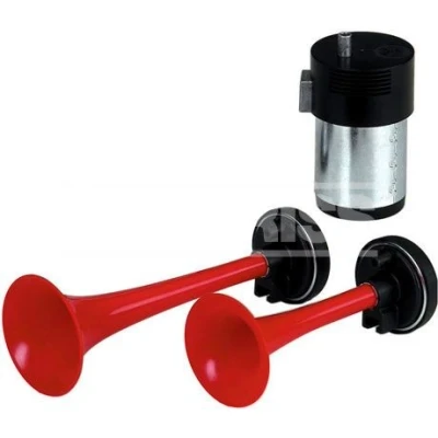 Abbildung von CARPOINT 0524701 Fanfare 12 H 735Hz ± 5%, L 600Hz 5% 117 Zweiklang Tiefton, Hochton elektrisch pneumatisch 240