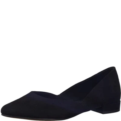 Abbildung von MARCO TOZZI Damen Ballerinas, Blockabsatz, weiches FEEL ME Fußbett, ideal für Business und Freizeit