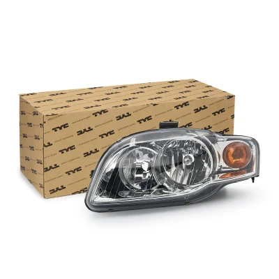 Abbildung von TYC 20 0530 05 2 Scheinwerfer links H7/H7 gelb für Rechtsverkehr mit Elektromotor AUDI: A4 B7 Avant, Saloon, B6/B7 Convertible