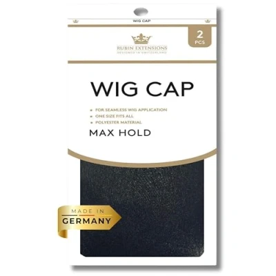 Abbildung von 2 Stück Perückenkappe Nylon, Perücken Kappe von Rubin Extensions, Perückenkappen Set, Atmungsaktive Dehnbare Elastische