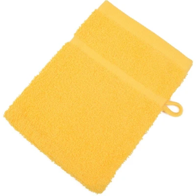 Abbildung von Gözze Waschhandschuh, 4er Set, Weich und Saugfähig, 100% Baumwolle, 16 x 21 cm Gold