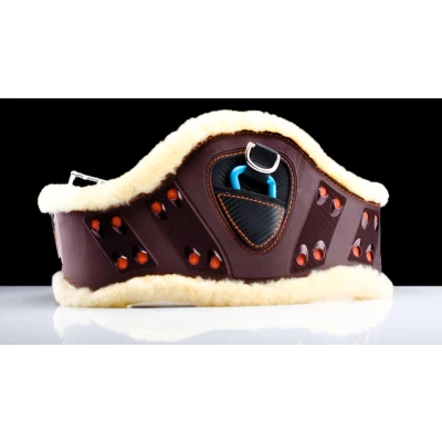 Abbildung von eQuick Sattelgurt eSapphire Fluffy Braun