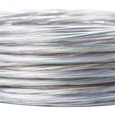 Abbildung von Kabel, 5 m, 3 adrig, (3 x 0,75 mm²) Kunststoffleitung für die Verlängerung von Leuchten, Lampen, Elektrogeräten, Stromkabel mit Erdleiter, Transparent