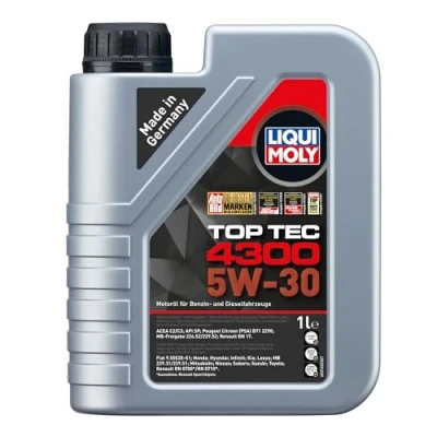 Abbildung von LIQUI MOLY Top Tec 4300 5W 30 1 L Synthesetechnologie Motoröl Art. Nr.: 3740