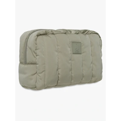 Abbildung von Jollein Puffed Windeltasche Olive Green Windeletui Kosmetiktasche Organizer Olivgrün