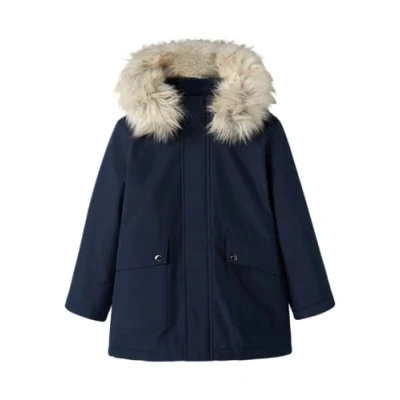 Abbildung von Name it Nkmmillo LONG Parka für Kinder, Größe: 152, Dark sapphire