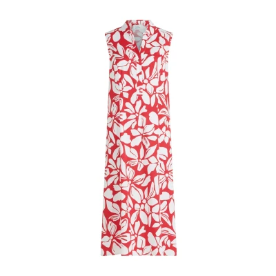 Abbildung von Vera Mont MIT Knopfleiste Blusenkleid, Damen, Größe: 36, Red white