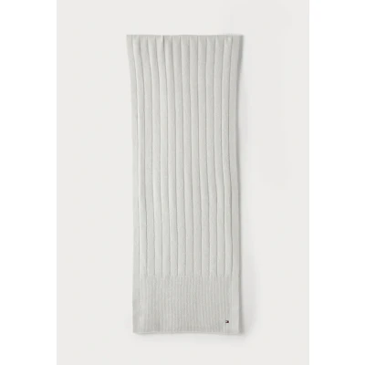 Abbildung von Tommy Hilfiger FLAG Fluffy Scarf Schal, Damen, Größe: One Size, Grey whisper
