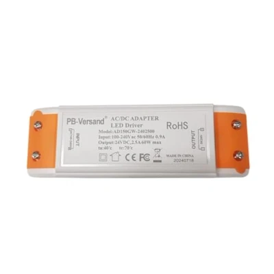 Abbildung von LED Trafo 24 Volt DC 60 Watt Gleichspannung Netzteil Treiber Leuchmittel Transformator Driver Niedervolt 60W