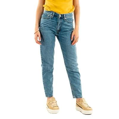 Abbildung von Levi&#039;s 80&#039;S MOM Jeans Tapered Fit, Damen, Größe: 25x30, medium indigo worn in