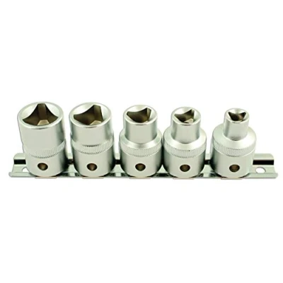 Abbildung von Laser 5683 Dreikant Steckschlüssel Set, 1,3 cm Durchmesser, 5 teiliges Set