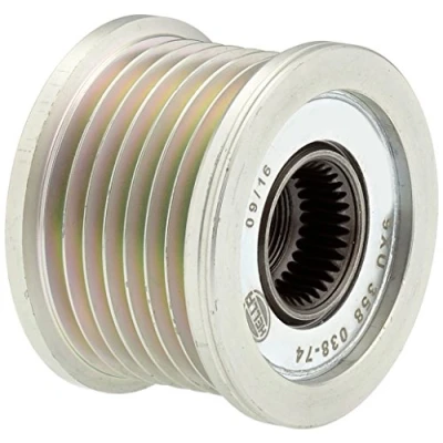 Abbildung von HELLA 9XU 358 038 741 Freilauf Lichtmaschine 41,4 mit Kappe RENAULT: ESPACE 4, SCENIC 3, LAGUNA 3 Grandtour, NISSAN: X Trail