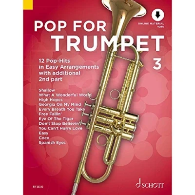 Abbildung von Pop for Trumpet 3: 12 Hits in Easy Arrangements zusätzlich mit 2. Stimme. Band 3. 1 2 Trompeten. (Pop Trumpet, 3)