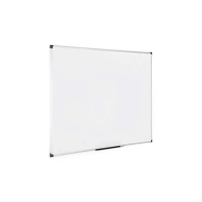 Abbildung von Bi Office MA0507178 Magnetisches Whiteboard Maya W, Trocken Abwischbar, Mit Alurahmen Und Stifteablage, Magnettafel, Memoboard, Lackierte Stahloberfläche 120 x 90 cm, grau, Grau,Schwarz