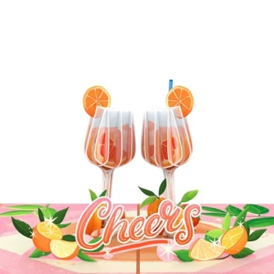 Abbildung von papercrush® Pop Up Karte Bleib Spritzig Lustige 3D Geburtstagskarte für Frauen (Beste Freundin &amp; Mama), Witzige Glückwunschkarte zum Geburtstag Kollegin Schwester, Besondere Gratulationskarte