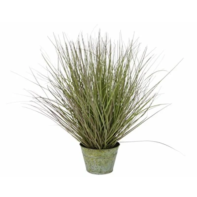 Abbildung von Künstlicher Grasbusch im Topf Kunstpflanze Dekogras Kunstgras Pflanze Ziergras Gras Grasbüschel Busch Deko Gräser Frühjahr Ufergras Schilf Hochzeitsdeko Grasbündel Grüpflanze Solitärgras Dekopflanze