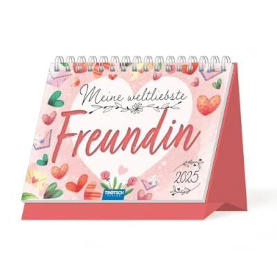 Abbildung von Trötsch Aufstellkalender Meine weltliebste Freundin 2025: Tischkalender