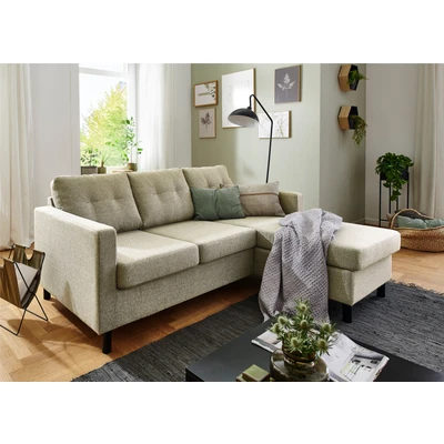 Abbildung von Atlantic Home Collection TEA03 03 Polsterecke, Ecke beidseitig montierbar, Creme, 189 x 150 81 cm