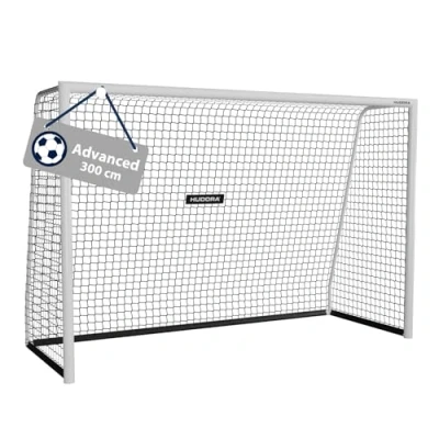 Abbildung von HUDORA Fußballtor Advanced 120/180/240/300 für Kinder/Jugendliche &amp; Erwachsene Outdoor Fußball Tor Garten Wetter standfestes Trainingstor mit engmaschigem Netz