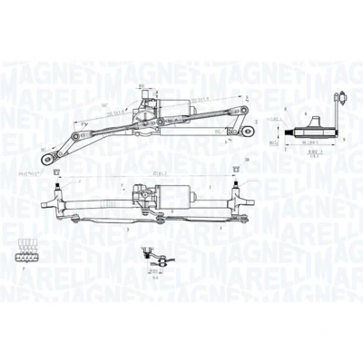 Abbildung von MAGNETI MARELLI 064012005011 Scheibenreinigungsanlage