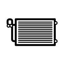 Abbildung von NRF 350671 Klimakondensator mit Trockner, Dichtring 14,3mm 11mm 567mm PEUGEOT: Rifter MPV