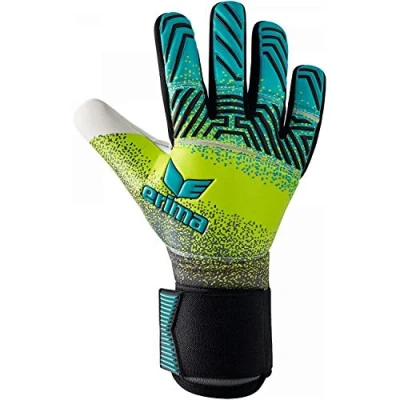 Abbildung von Erima Erwachsene Flex RD Robusto Torwarthandschuh, Petrol/Lime/schwarz, 8