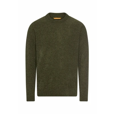 Abbildung von camel active MIT Rundhalskragen Strickpullover, Herren, Größe: XXL, Forest green