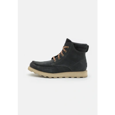 Abbildung von Sorel Madson II TOE WP Schnürstiefelette, Herren, Größe: 42, Coal Nubuk
