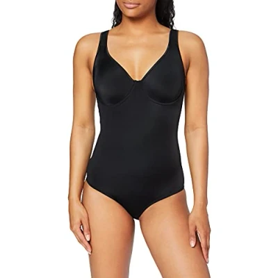 Abbildung von Sassa Damen Formender Body doppelt vorgeformt 00903, Einfarbig, Gr. 75B, Schwarz (Schwarz 00500)