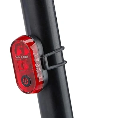 Abbildung von Büchel Fahrrad rücklicht led I Aufladbar StVZO zugelassen Fahrrad, Ebike, Fahrradlicht hinten,