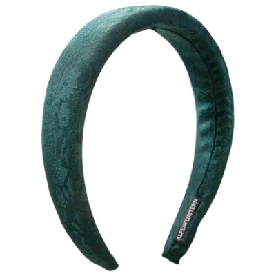 Abbildung von Alpenflüstern Trachten Haarreif Jaquard Damen Haarschmuck, Haarband rutschfest fürs Dirndl (grün) ADV152