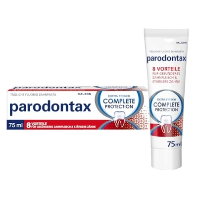Abbildung von Parodontax Complete Protection Zahnpasta mit Fluorid, 1x75ml, hilft Zahnfleischbluten zu reduzieren und vorzubeugen