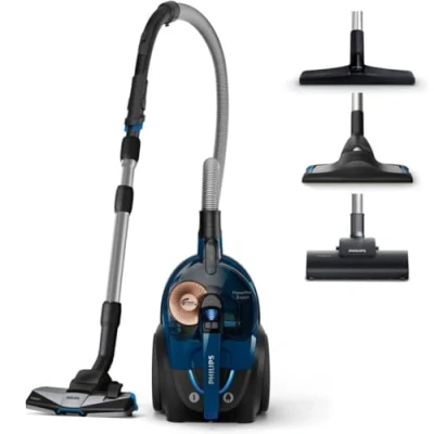 Abbildung von Philips PowerPro Expert Beutelloser Staubsauger Kompakt, 900 W Motor, PowerCyclone 8 Technologie für starke Saugleistung, Multi Oberflächen Reinigung, Allergy Lock, Super Turbo Bürste (FC9745/09)