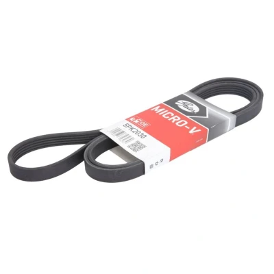 Abbildung von GATES Micro V 5PK2030 Keilrippenriemen 2030 5 Polyester, EPDM (Ethylen Propylen Dien Kautschuk) BMW: 3 Saloon, Touring, Saloon