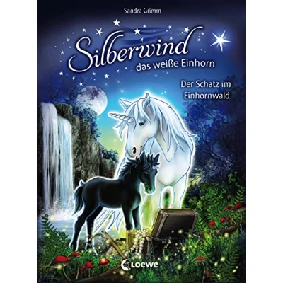 Abbildung von Silberwind, das weiße Einhorn (Band 8) Der Schatz im Einhornwald: Pferdebuch zum Vorlesen und ersten Selberlesen Kinderbuch für Mädchen ab 7 Jahre Erstlesebuch, Erstleser