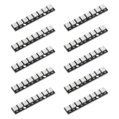 Abbildung von 10 pcs 8 Bits WS2812 RGB LED Modul,Eingebaute Treiber für Arduino Raspberry Pi ESP32