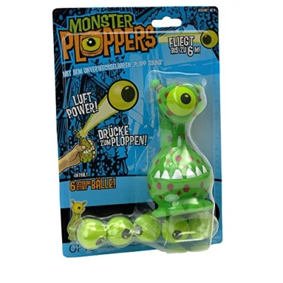 Abbildung von Alien Opto Monster Plopper Spiel LEIF außerirdischen Spielspaß für Jungen und Mädchen ab 4 Jahren draußen drinnen I Geschenkidee Space Aliens Ballspiel Indoor Outdoor Spiele Kinder mit Ball