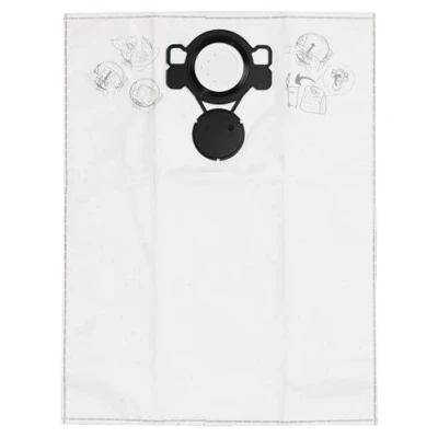 Abbildung von Mirka Fleece Staubsaugerbeutel für Industriesauger 1025 L / 12 Liter 5 Stück 8999000211 Staubbeutel Vlies
