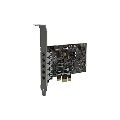 Abbildung von CREATIVE Sound Blaster Audigy Fx V2 Aufrüstbare hochauflösende interne PCI e Soundkarte mit diskretem 5.1 und virtuellem Surround, Scout Mode, SmartComms Kit für PC