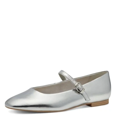 Abbildung von Tamaris Ballerina Damen Vegan Elegant metallic,EU 38