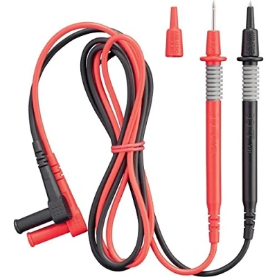 Abbildung von Benning Sicherheitsmessleitungen mit 4 mm Messspitze, 044145, Rot/Schwarz