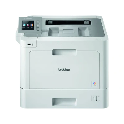 Abbildung von Brother HL L9310CDW W LAN Farblaserdrucker mit Duplex (2400 x 600 dpi, 31 Seiten/Min.) weiß/grau