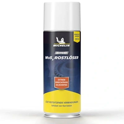 Abbildung von MICHELIN EXPERT Rostlöser Spray MoS2 Extrem Kriechfähig und Silikonfrei 400ml, 1 Stück, Blau