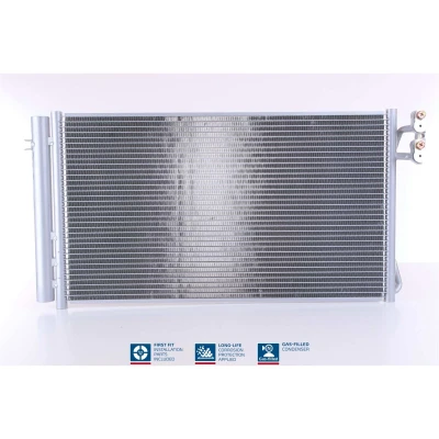 Abbildung von NISSENS 94873 Klimakondensator mit Trockner Aluminium 625 R 134a BMW: X1, 3 Saloon, 1 Hatchback kfzteile, mister auto, atp autoteile, kfzteile24