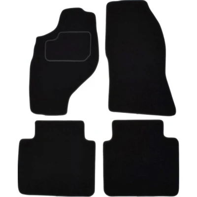 Abbildung von MAMMOOTH A041 NIS280 PRM 01 Fußmattensatz Textil vorne und hinten 4 schwarz Maßgefertigt