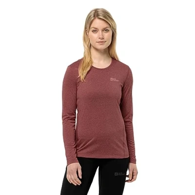 Abbildung von Jack Wolfskin Damen Sky Thermal L/S W Wander Shirt, Apple Butter, XL