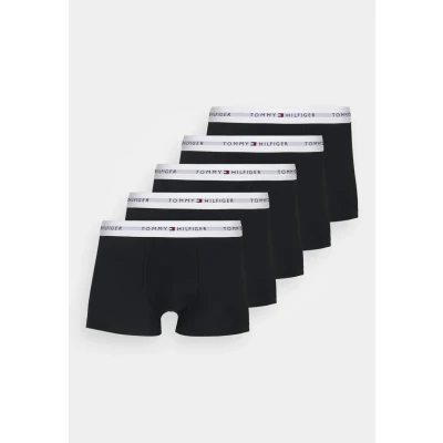 Abbildung von Tommy Hilfiger Signature Trunk 5 PACK Panties, Herren, Größe: Small, Des sky/antique silver/white